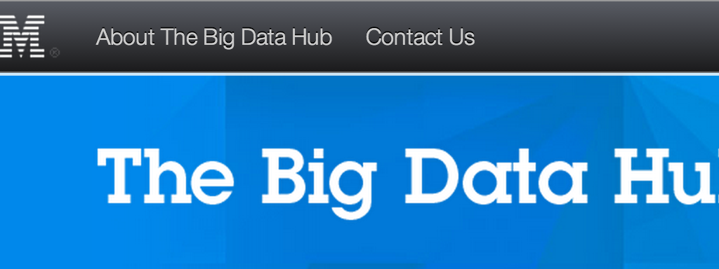 IBM's Big Data Hub (blog)